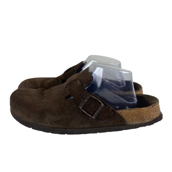 Birkenstock Shoes - Birkenstock Betula sz 41 Womens 10 Men 8 Slip on Suede Leather Clog Comfort Shoe